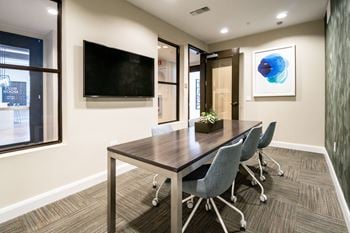 Cyber cafe and conference room